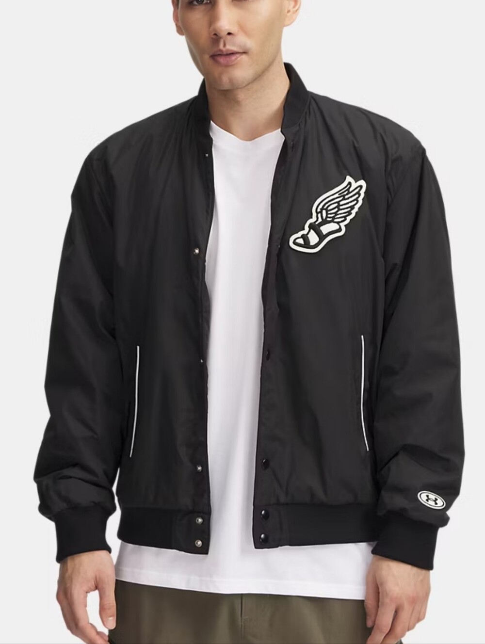 Under Armor UA Icon Varsity Jacket ~ Black 6003810-001 | Men's: XL *NWT ($150)